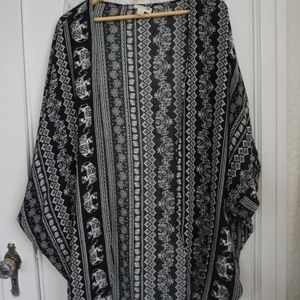 Boho Elephant Kimono